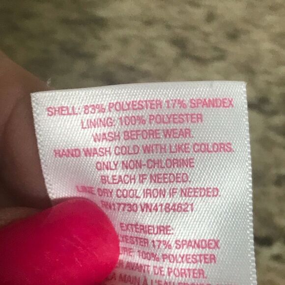 Xhilaration Girls Bathing Suit Pink Size XL - Picture 4 of 6